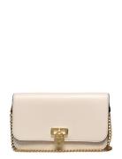 Leather Large Tanner Chain Wallet Bags Crossbody Bags Cream Lauren Ralph Lauren