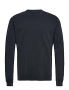 Cotton Jersey Dye Frode Tee Ls Tops T-Langærmet Skjorte Black Mads Nørgaard