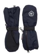 Mittens Long W. Zipper Accessories Gloves & Mittens Gloves Navy Color Kids