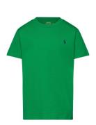 Cotton Jersey Crewneck Tee Tops T-Kortærmet Skjorte Green Ralph Lauren Kids