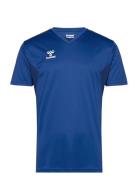 Hmlauthentic Pl Jersey S/S Sport Men Men Sports Clothes Sport Tops Sport T-Skjorte Blue Hummel