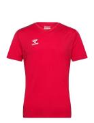 Hmlauthentic Pl Jersey S/S Sport Men Men Sports Clothes Sport Tops Sport T-Skjorte Red Hummel