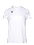 Hmlauthentic Pl Jersey S/S Woman Sport Women Sport Clothing Sports Tops & T-shirts Sport T-Skjorte White Hummel