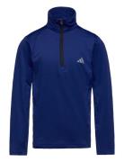 J Hea 1/2 Zip Sport Sweatshirts & Hoodies Sweatshirts Blue Adidas Performance