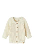 Nbnemlen Ls Knit Card Lil Noos Tops Knitwear Cardigans Cream Lil'Atelier