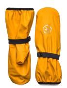 Mittens Pu Accessories Gloves & Mittens Mittens Yellow Color Kids