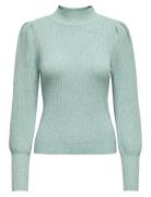 Onlkatia L/S Highneck Pullover Knt Noos Tops Knitwear Jumpers Green ONLY