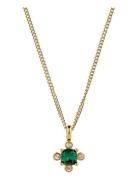 Rimini Sg Emerald Green Accessories Jewellery Necklaces Dainty Necklaces Green Dyrberg/Kern