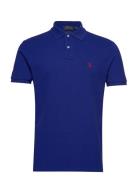 The Iconic Mesh Polo Shirt Designers Polos Short-sleeved Blue Polo Ralph Lauren