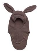 Balaclava Ears Cotton Fleece Accessories Headwear Balaclava Brown Huttelihut