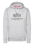 Basic Hoodie Designers Sweatshirts & Hoodies Hoodies Grey Alpha Industries