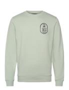 F2F Organic Cotton S Tops Sweatshirts & Hoodies Sweatshirts Green Helly Hansen