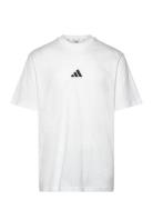 M Sl Sj T Sport Men Sports Clothes Sport Tops Sport T-Skjorte White Adidas Sportswear