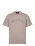 Training T-Shirt Pumice Tops T-Kortærmet Skjorte Beige Belstaff