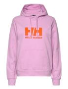 W Hh Logo Hoodie 2.0 Sport Sweatshirts & Hoodies Hoodies Pink Helly Hansen