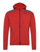 Rabot Active Mid Hood Jacket Dark Brick S Sport Men Sport Clothing Sport Sweatshirts & Hoodies Sport Hoodies Red Bergans