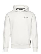 Bowman Logo Hood Tops Sweatshirts & Hoodies Hoodies Cream Sail Racing