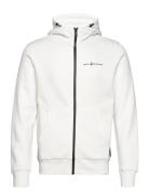 Bowman Logo Zip Hood Tops Sweatshirts & Hoodies Hoodies White Sail Racing