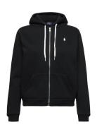 Fleece Full-Zip Hoodie Tops Sweatshirts & Hoodies Hoodies Black Polo Ralph Lauren