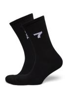 2-Pack Socks Sport Women Sport Clothing Sport Socks Black 7 Days Active