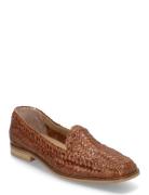 Loafer Loafers Flade Sko Brown ANGULUS