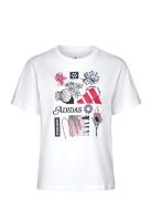 W C Photo Tee 2 Sport Sport Clothing Sports Tops & T-shirts Sport T-Skjorte White Adidas Sportswear