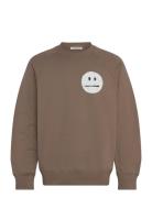 Wwhester Miley Sweatshirt Tops Sweatshirts & Hoodies Sweatshirts Brown Wood Wood