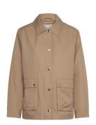 Cotton Twill Jacket Trenchcoat Frakke Beige GANT