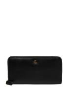 Leather Continental Wallet Bags Card Holders & Wallets Wallets Black Lauren Ralph Lauren