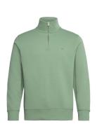 Reg Shield Half Zip Sweat Tops Sweatshirts & Hoodies Sweatshirts Green GANT