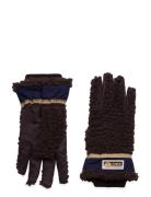 Teddy 5Finger-Navy Accessories Gloves Finger Gloves Brown Elmer By Swany