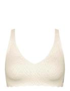 Sloggi Zero Feel Bliss Soft Bra Lingerie Bras & Tops Soft Bras Non Wired Bras White Sloggi