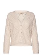 Fqjazz-Cardigan Tops Knitwear Cardigans Beige FREE/QUENT