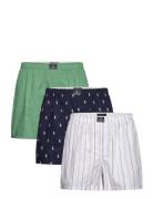 Cotton Boxer 3-Pack Underwear Boxer Shorts Navy Polo Ralph Lauren Underwear