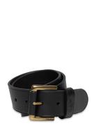 Leather Dress Belt Accessories Belts Classic Belts Black Polo Ralph Lauren