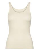 Women Merino 150 Siren Tank Tops T-shirts & Tops Sleeveless Cream Icebreaker