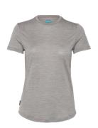 Women Merino Blend 125 Cool-Lite™ Sphere Ss Tee Sport T-shirts & Tops Short-sleeved Grey Icebreaker