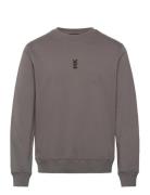 Regular Fit Crewneck Tops Sweatshirts & Hoodies Sweatshirts Grey HAN Kjøbenhavn