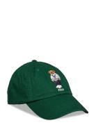 Polo Bear Twill Ball Cap Accessories Headwear Caps Green Polo Ralph Lauren