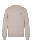 Micro Logo Repreve Sweatshirt Tops Sweatshirts & Hoodies Sweatshirts Grey Calvin Klein