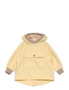 Matbabyvito Fleece Lined Spring Anorac. Grs Outerwear Shell Clothing Shell Jacket Yellow MINI A TURE