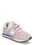 New Balance 574 Kids Hook & Loop Sport Sneakers Low-top Sneakers Pink New Balance