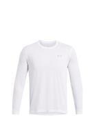 Ua Launch Longsleeve Sport Men Sport Clothing Sport Tops Sport Long Sleeved Tops White Under Armour