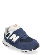 New Balance 574 Kids New-B Hook & Loop Sport Sneakers Low-top Sneakers Navy New Balance