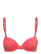 Push Up Plunge Lingerie Bras & Tops Push Up Bras Pink Calvin Klein