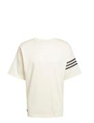 Neu C Tee Sport Men Men Sports Clothes Sport Tops Sport T-Skjorte Cream Adidas Originals