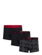 Trunk Triplet Design Boxershorts Black HUGO