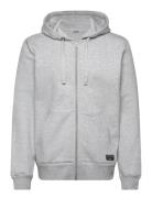 Centre Zip Hoodie Sport Men Sport Clothing Sport Sweatshirts & Hoodies Sport Hoodies Grey Björn Borg