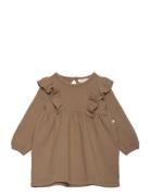 Nmfthoro Hag Ls Dress Lil Dresses & Skirts Dresses Casual Dresses Long-sleeved Casual Dresses Brown Lil'Atelier