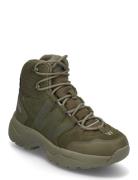 Olena Hiking Waterproof High-top Sneakers Khaki Green WODEN